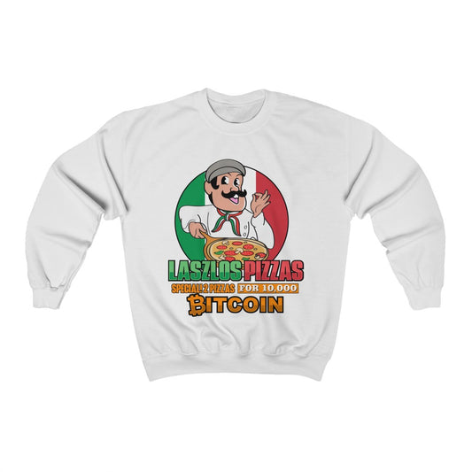 Bitcoin Pizza Day Crewneck Sweatshirt