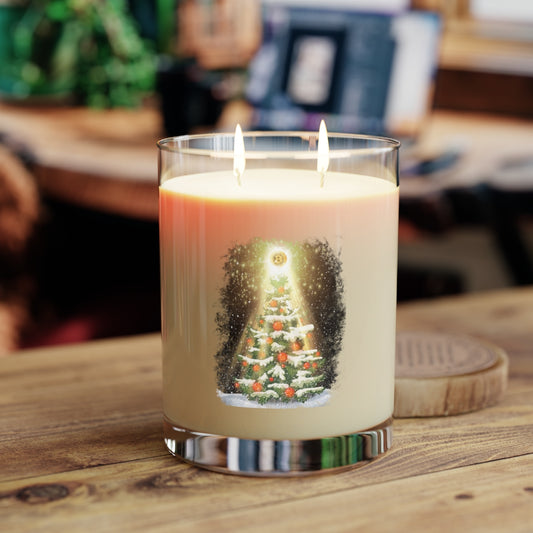 Minted Lavender Sage BTC Christmas Candle