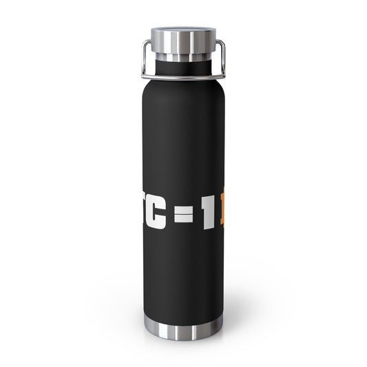 1 BTC Copper Vacuum Insulated Bottle, 22oz