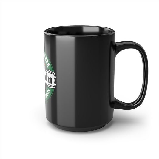 BTC Emblem Black Mug, 15oz