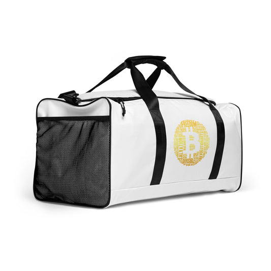 Bitcoin in 50 Words Duffle bag