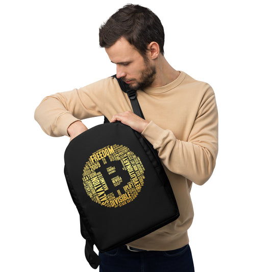 Bitcoin in 50 Words Minimalist Backpack