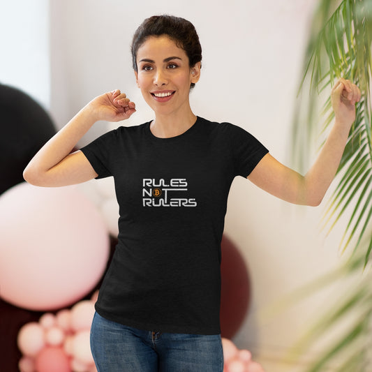 Rules Not Rulers Women's Triblend Tee