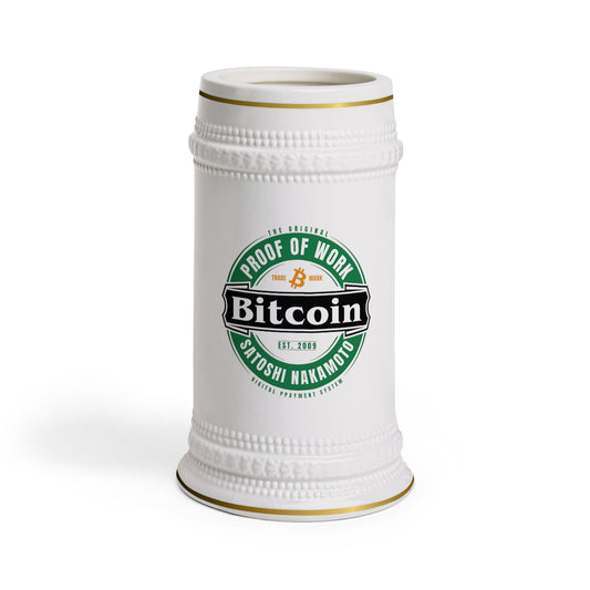 BTC Emblem Beer Stein Mug