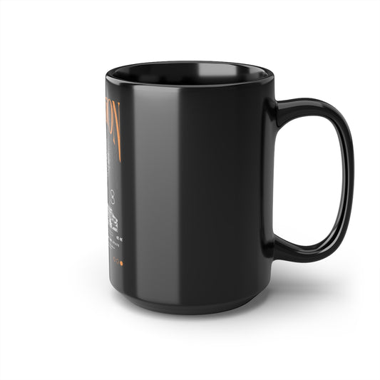 Revolution Black Mug, 15oz