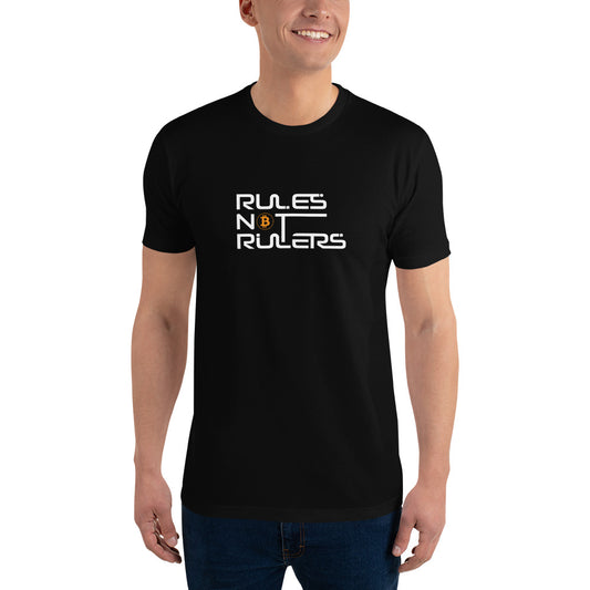 Rules Not Rulers Short Sleeve Fitted T-shirt