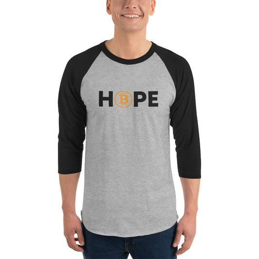 Hope 3/4 sleeve raglan shirt