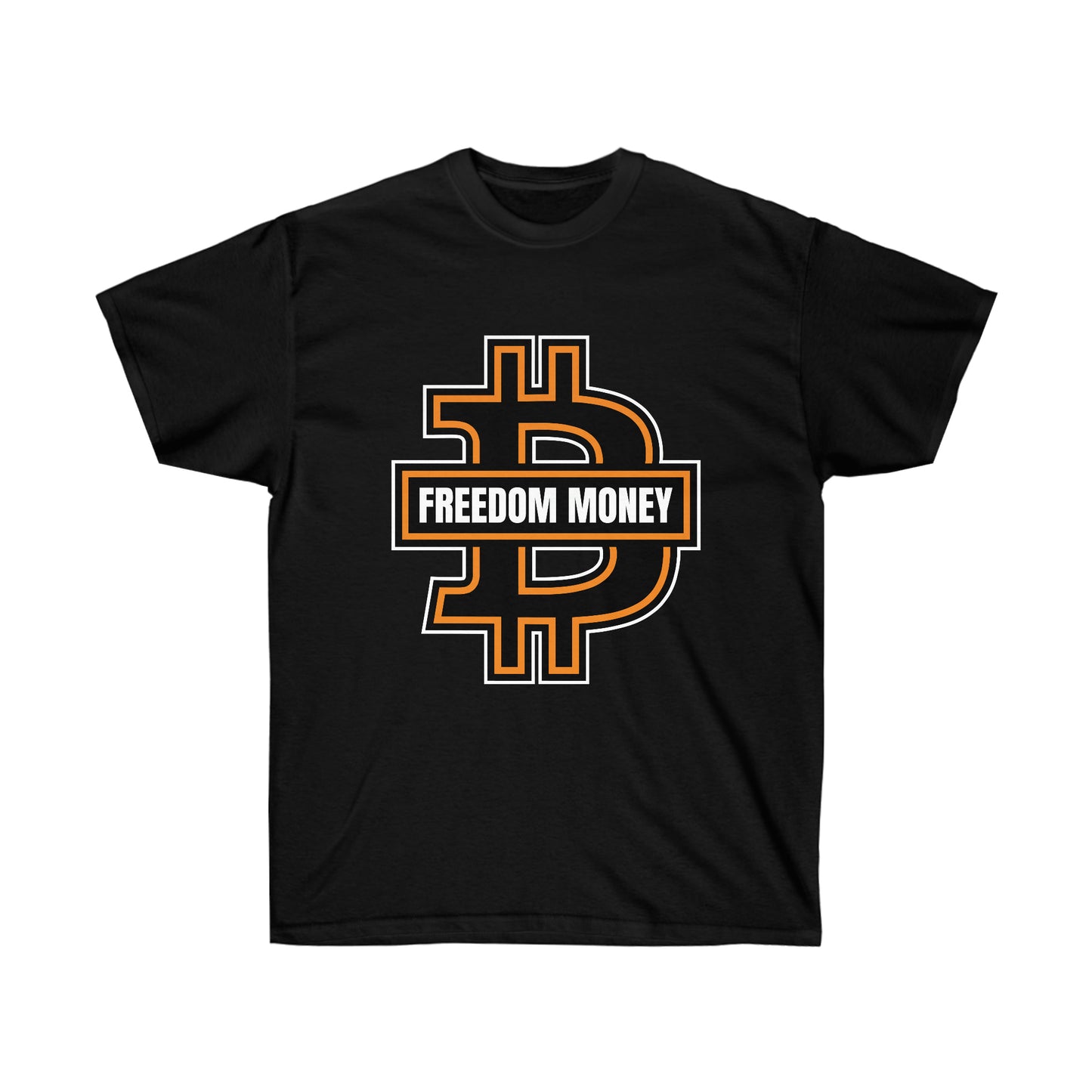 FREEDOM MONEY Ultra Cotton Tee  Clean Back