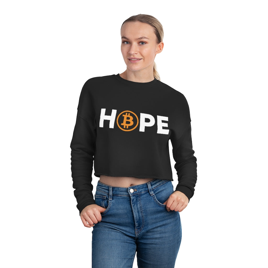 Hope Women's Cropped Sweatshirt