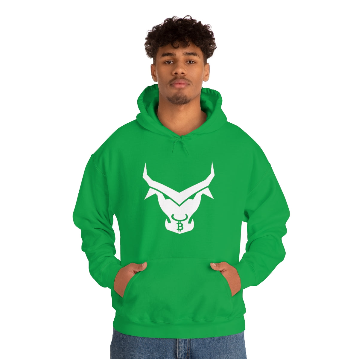 The BTC Bull Heavy Blend™ Hooded Sweatshirt