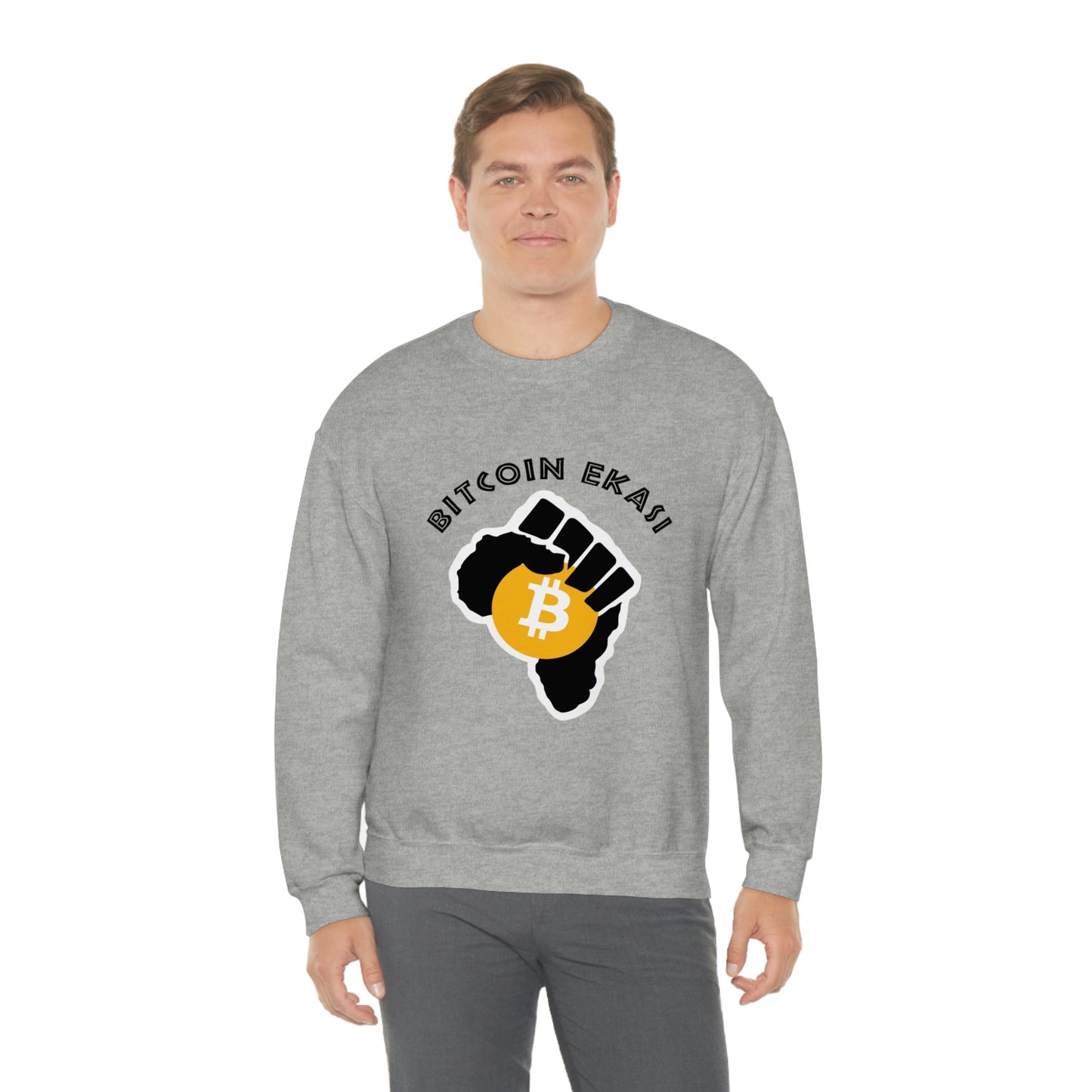 Vintage Bitcoin Ekasi Crewneck Sweatshirt