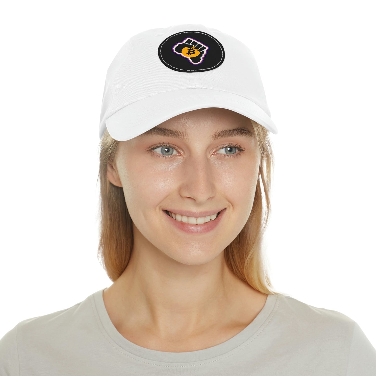 Bitcoin Ekasi Hat with Leather Patch (Round)