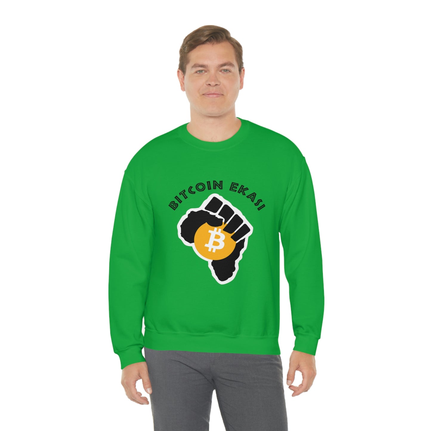 Vintage Bitcoin Ekasi Crewneck Sweatshirt