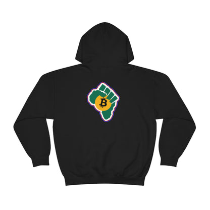 Bitcoin Ekasi SA Colors Hooded Sweatshirt (Back)