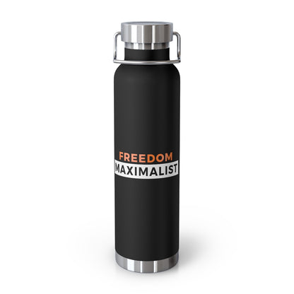 Freedom Maximalist Copper Vacuum Insulated Bottle, 22oz