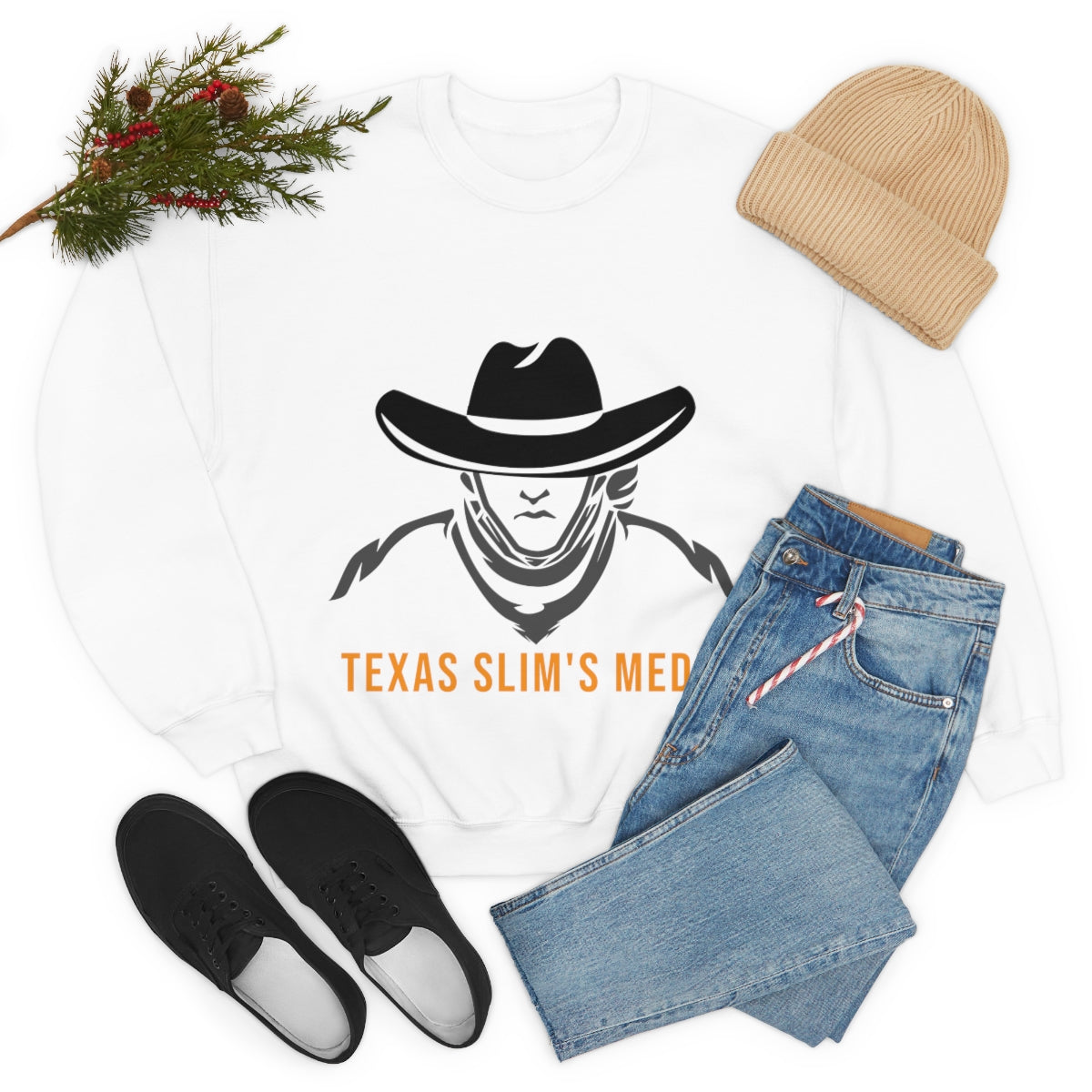 Texas Slim's Media Heavy Blend™ Crewneck Sweatshirt