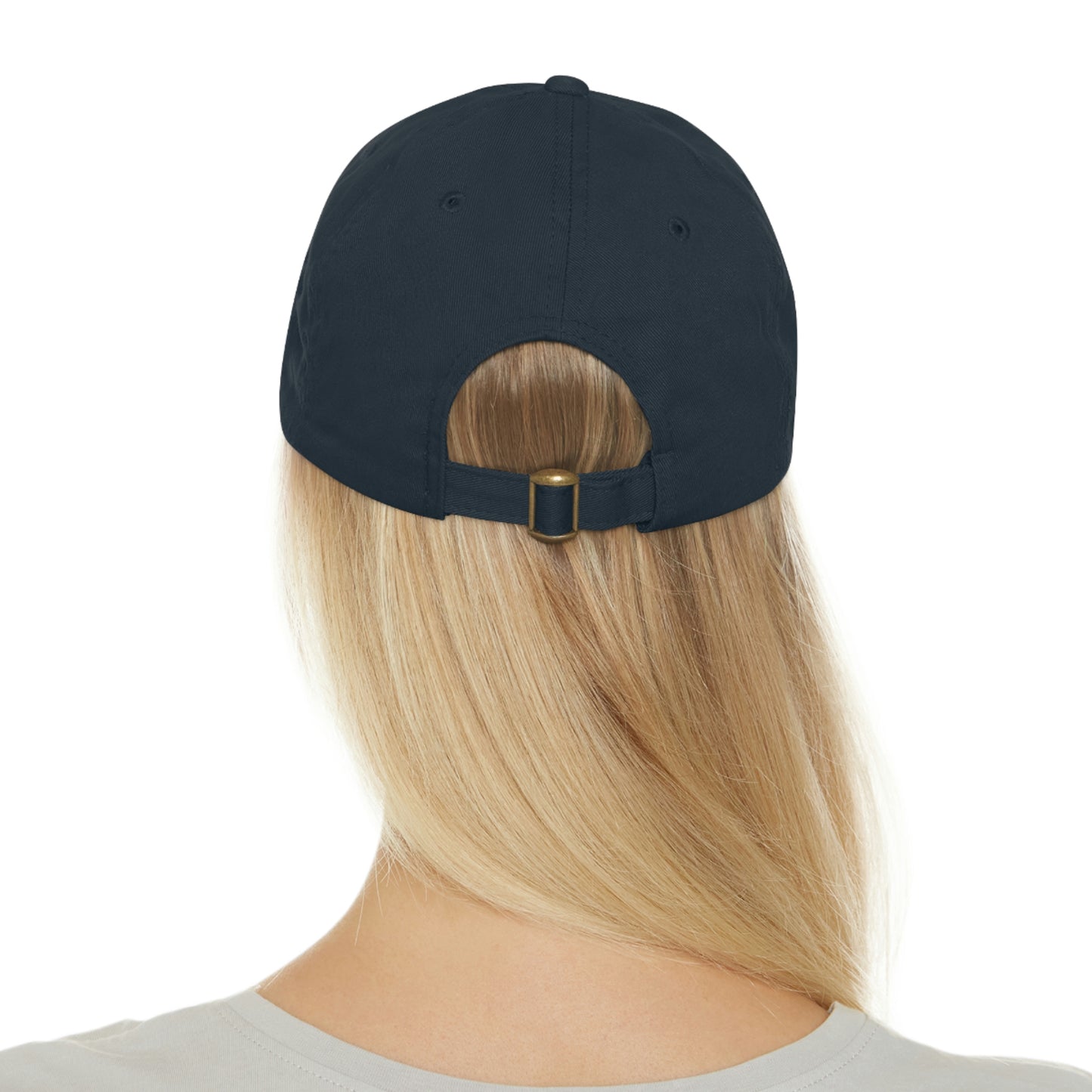 Decentralized  Hat with Leather Patch