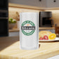 BTC Emblem Frosted Glass Beer Mug