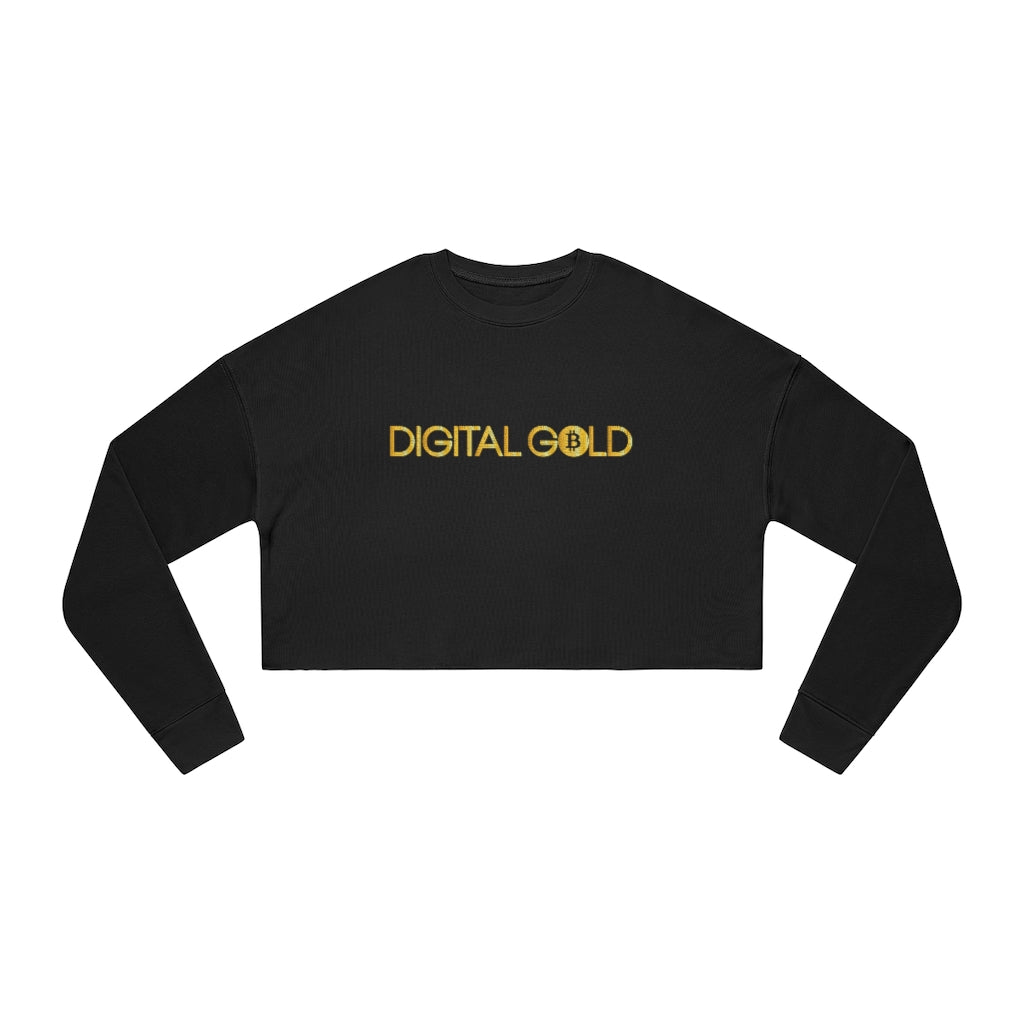 Digital Gold Women's Cropped Sweatshirt