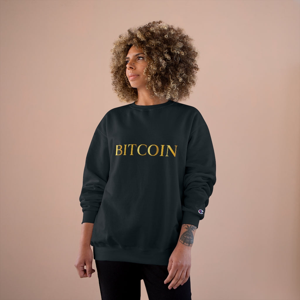 Bitcoin Modern Champion Sweatshirt