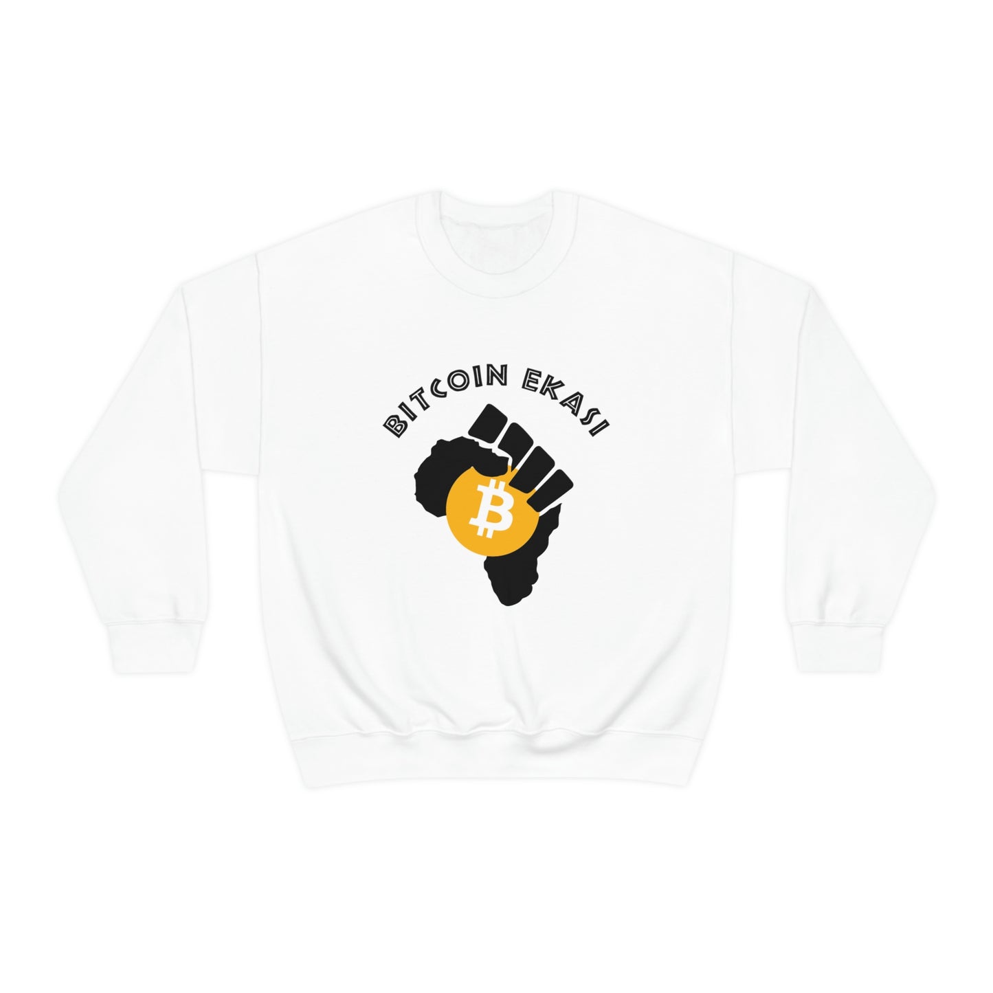 Vintage Bitcoin Ekasi Crewneck Sweatshirt