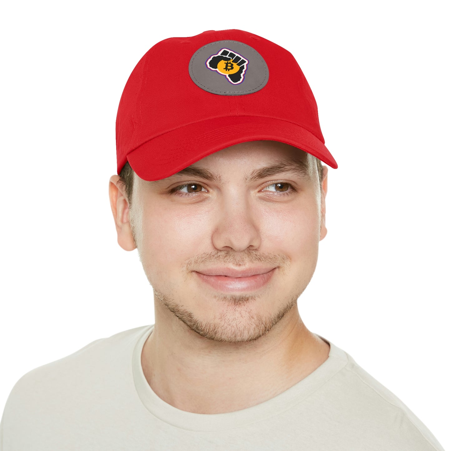 Bitcoin Ekasi Hat with Leather Patch (Round)