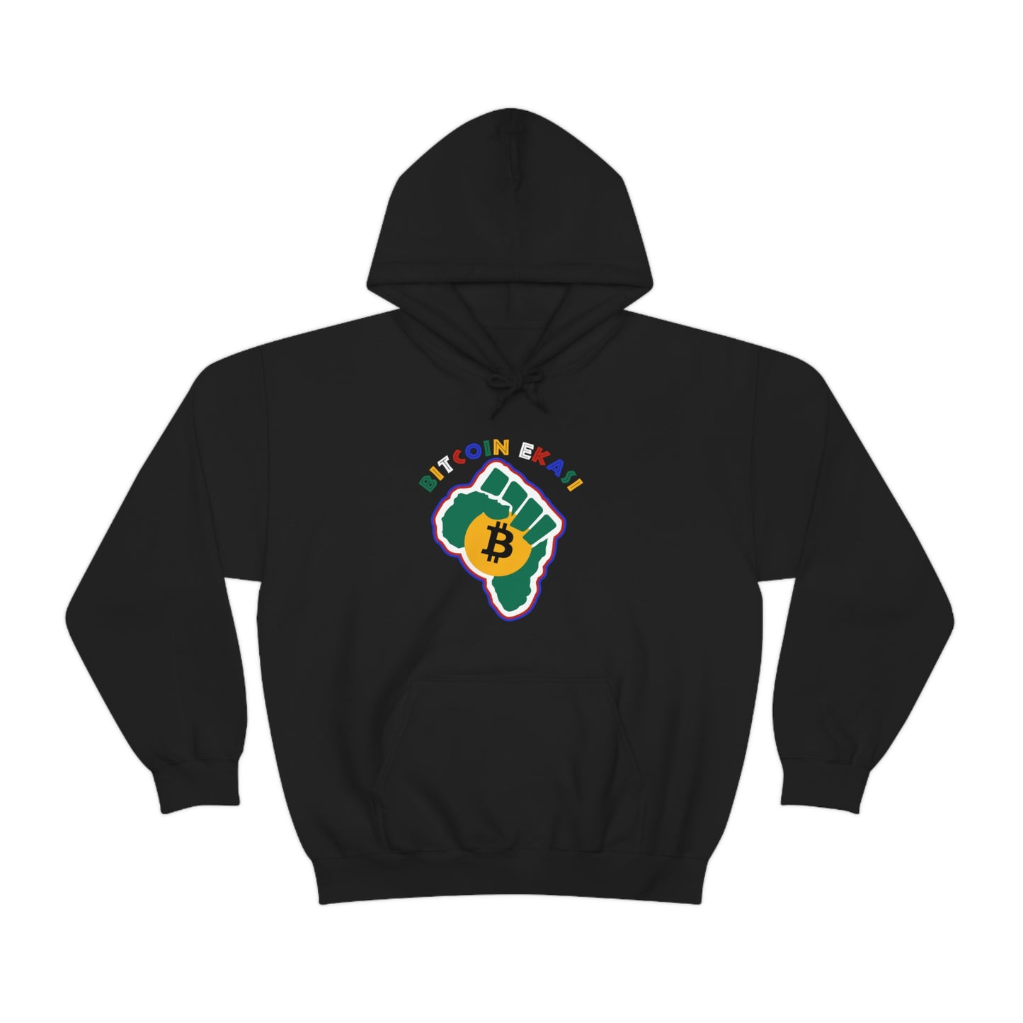 Bitcoin Ekasi SA Colors Hooded Sweatshirt