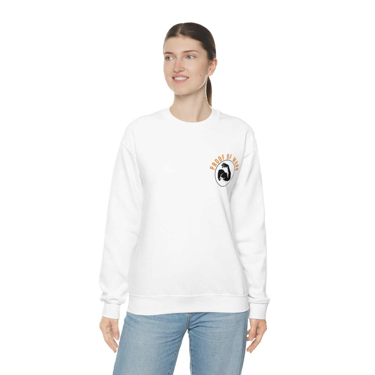 PROOF OF WORK Heavy Blend™ Crewneck Sweatshirt