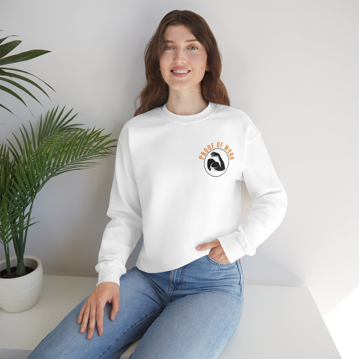 PROOF OF WORK Heavy Blend™ Crewneck Sweatshirt