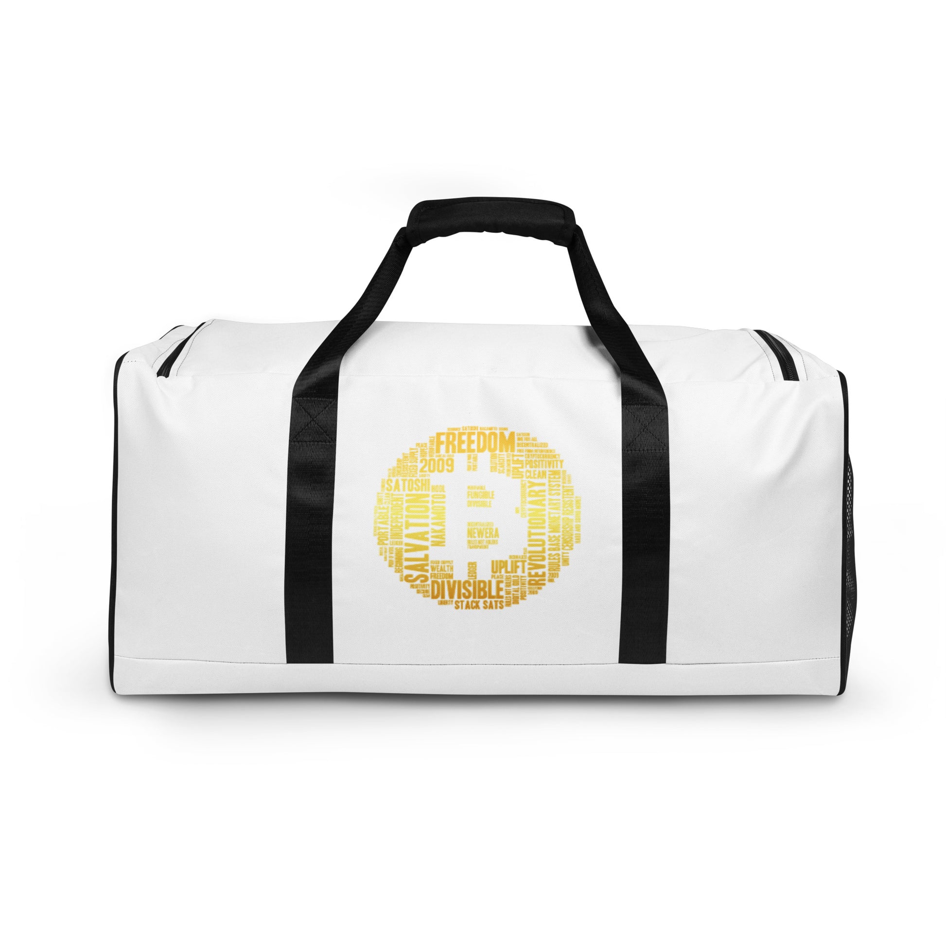 Bitcoin Fashion Brown Duffle Bag