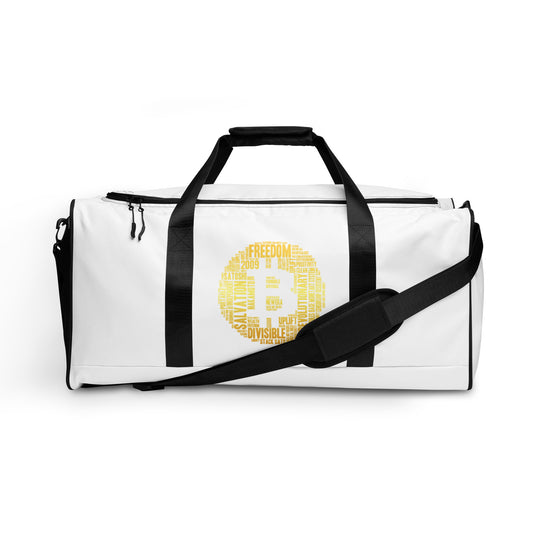 Bitcoin in 50 Words Duffle bag