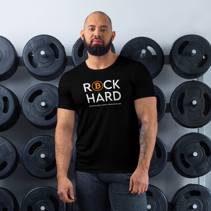 Rock Hard All-Over Print Men's Athletic T-shirt