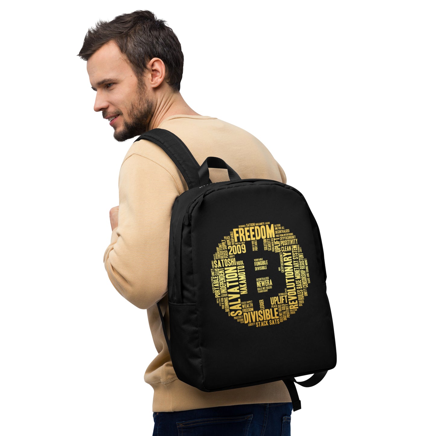Bitcoin in 50 Words Minimalist Backpack