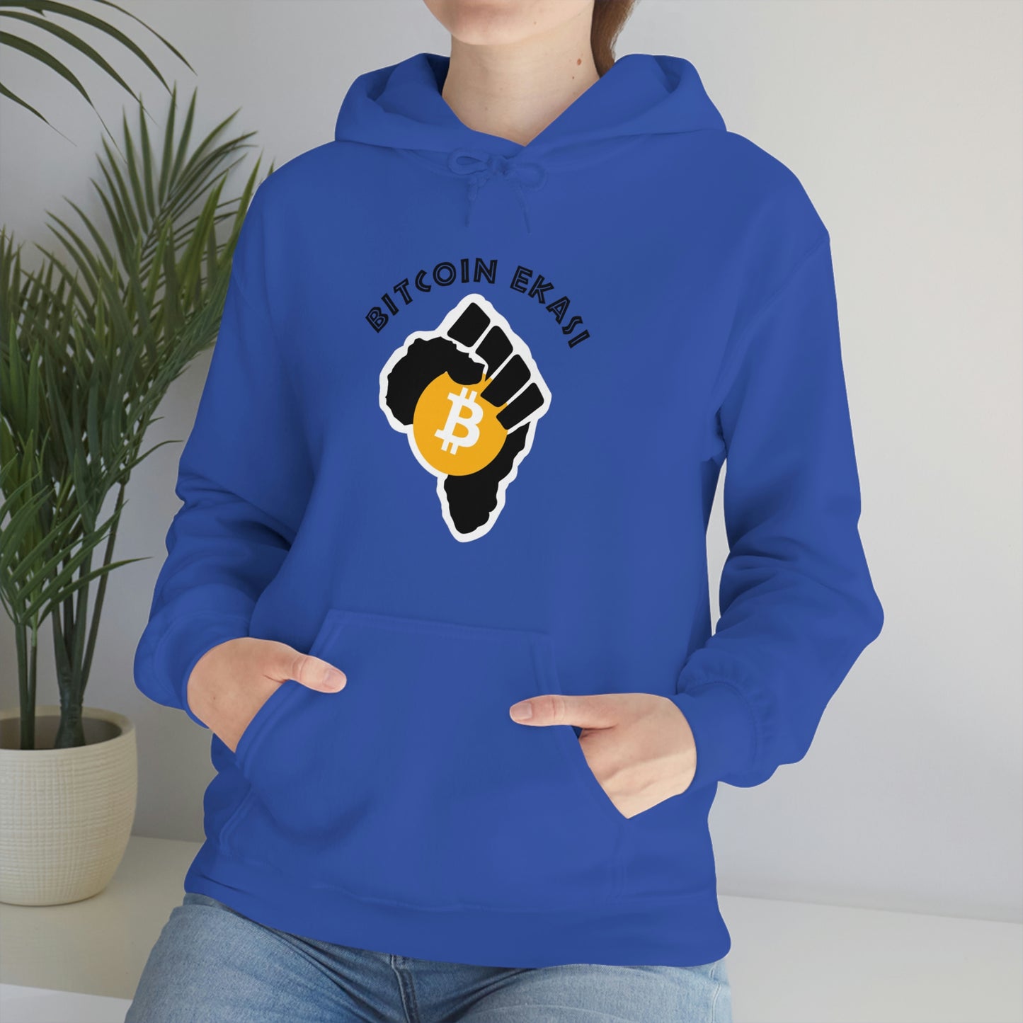 Vintage Bitcoin Ekasi Hooded Sweatshirt