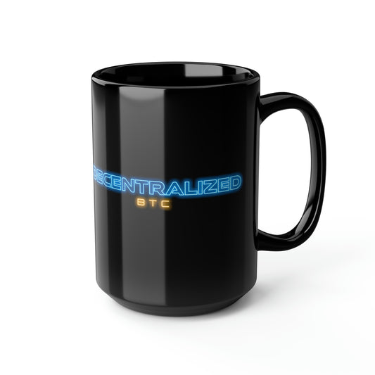 Decentralized Black Mug, 15oz