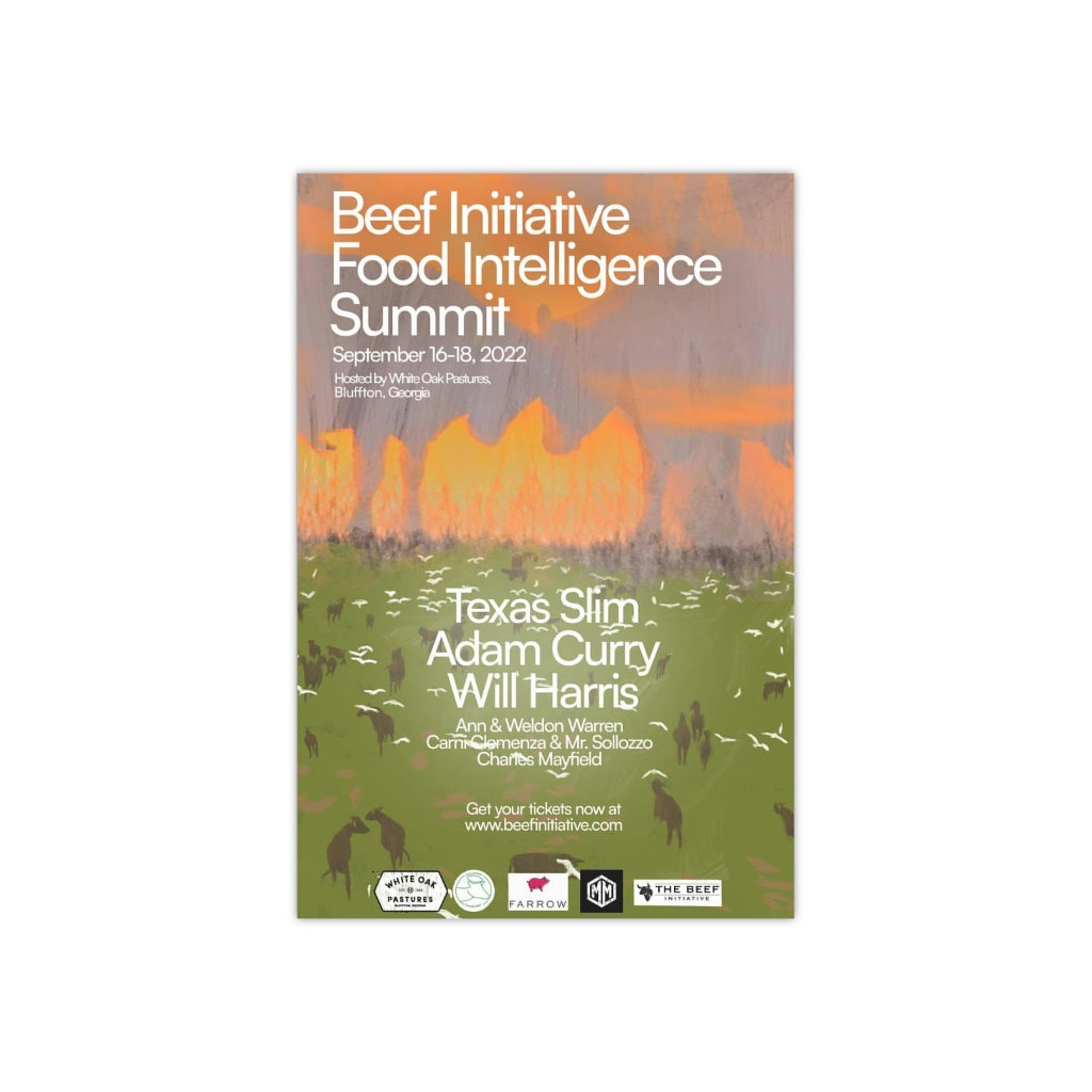 The Beef Initiative - Food Intelligence Summit Poster