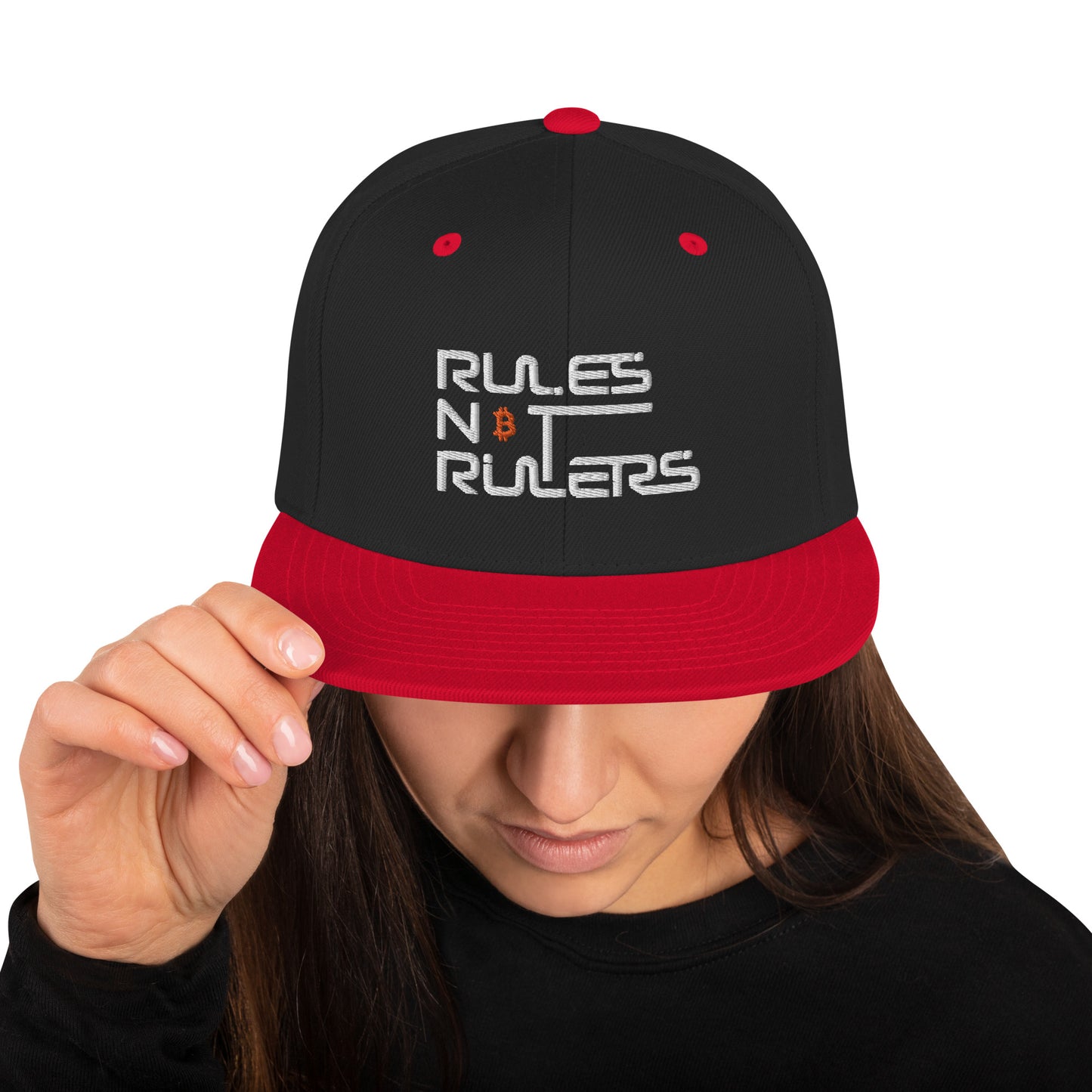 Rules Not Rulers Snapback Hat