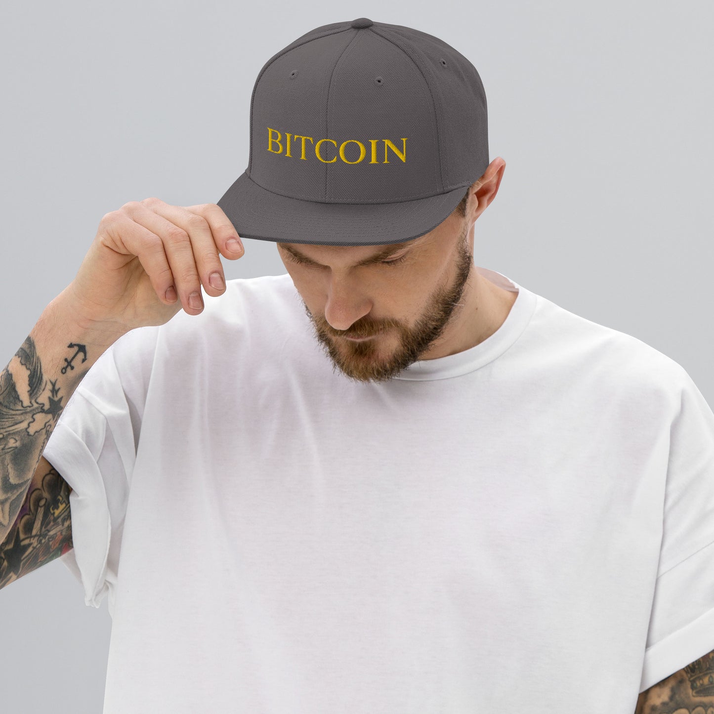 Bitcoin Modern Snapback Hat