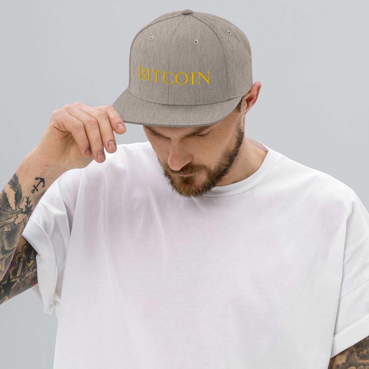 Bitcoin Modern Snapback Hat