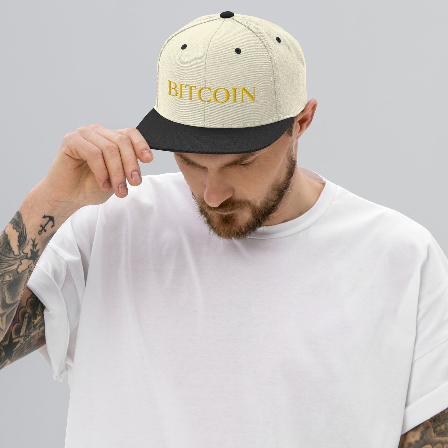 Bitcoin Modern Snapback Hat