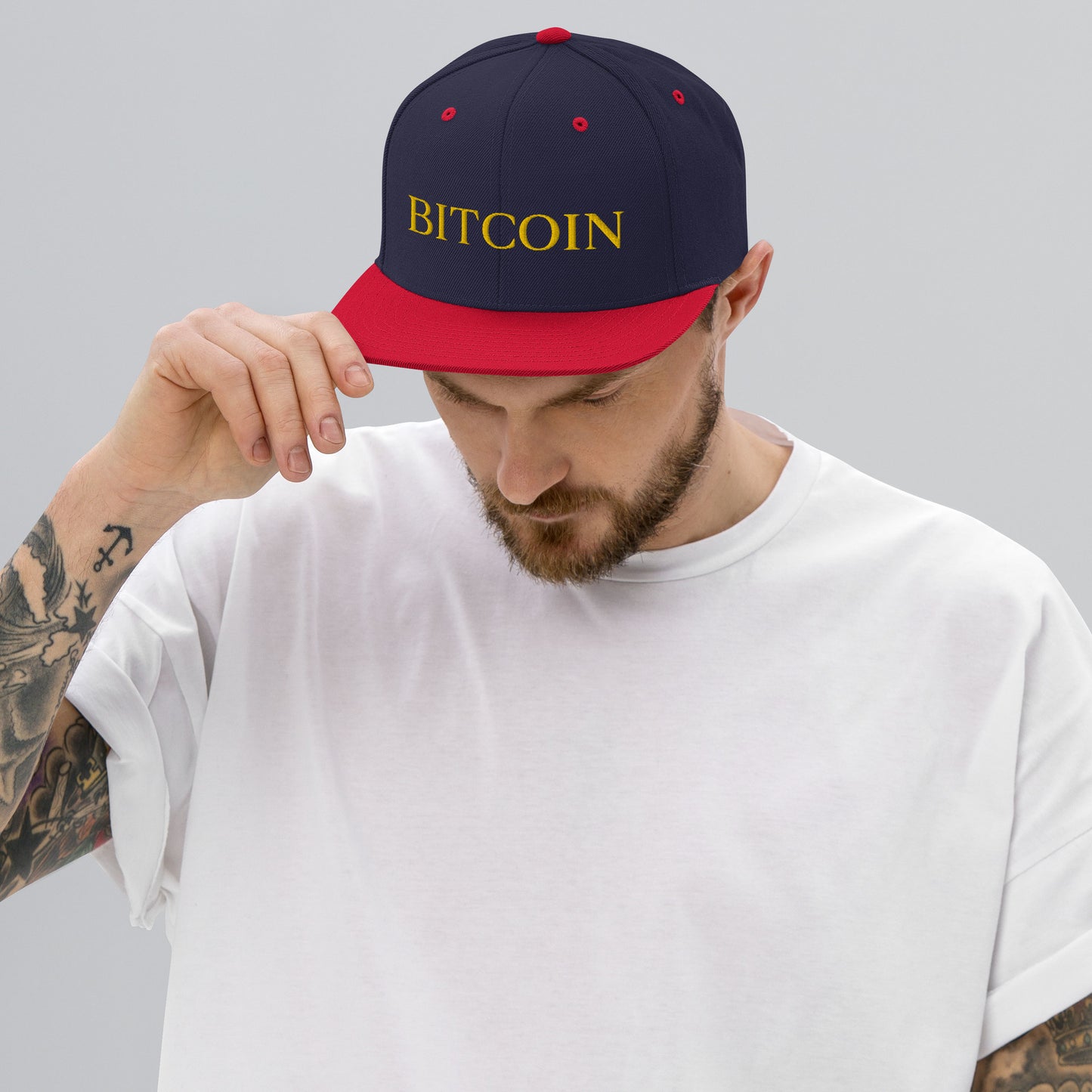 Bitcoin Modern Snapback Hat