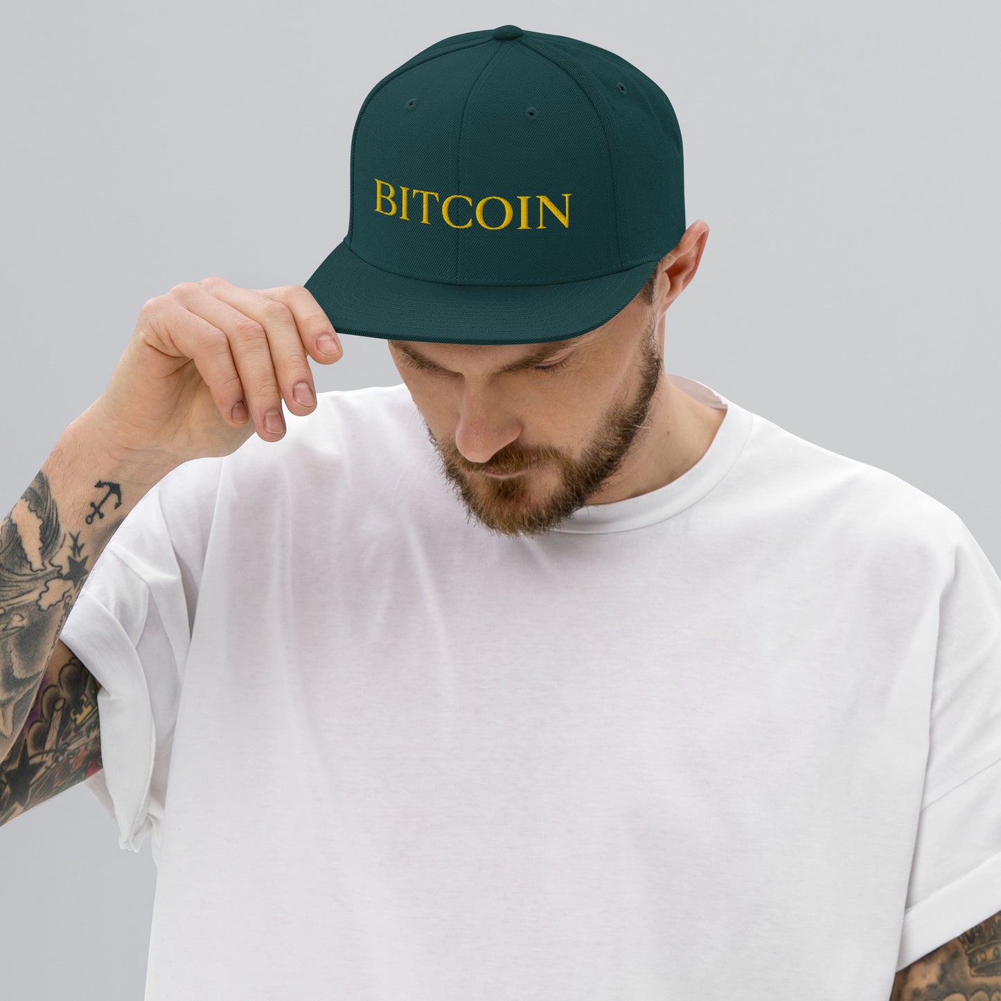 Bitcoin Modern Snapback Hat