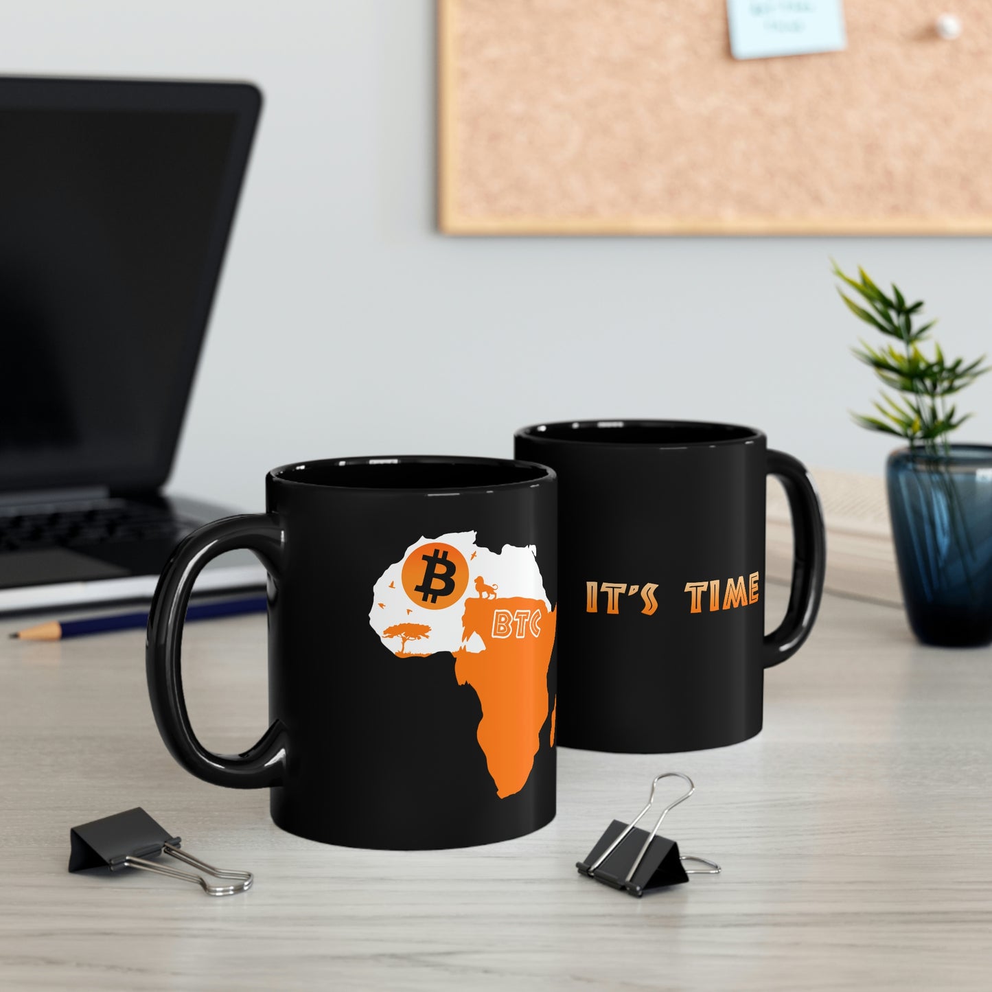 BTC Africa11oz Black Mug