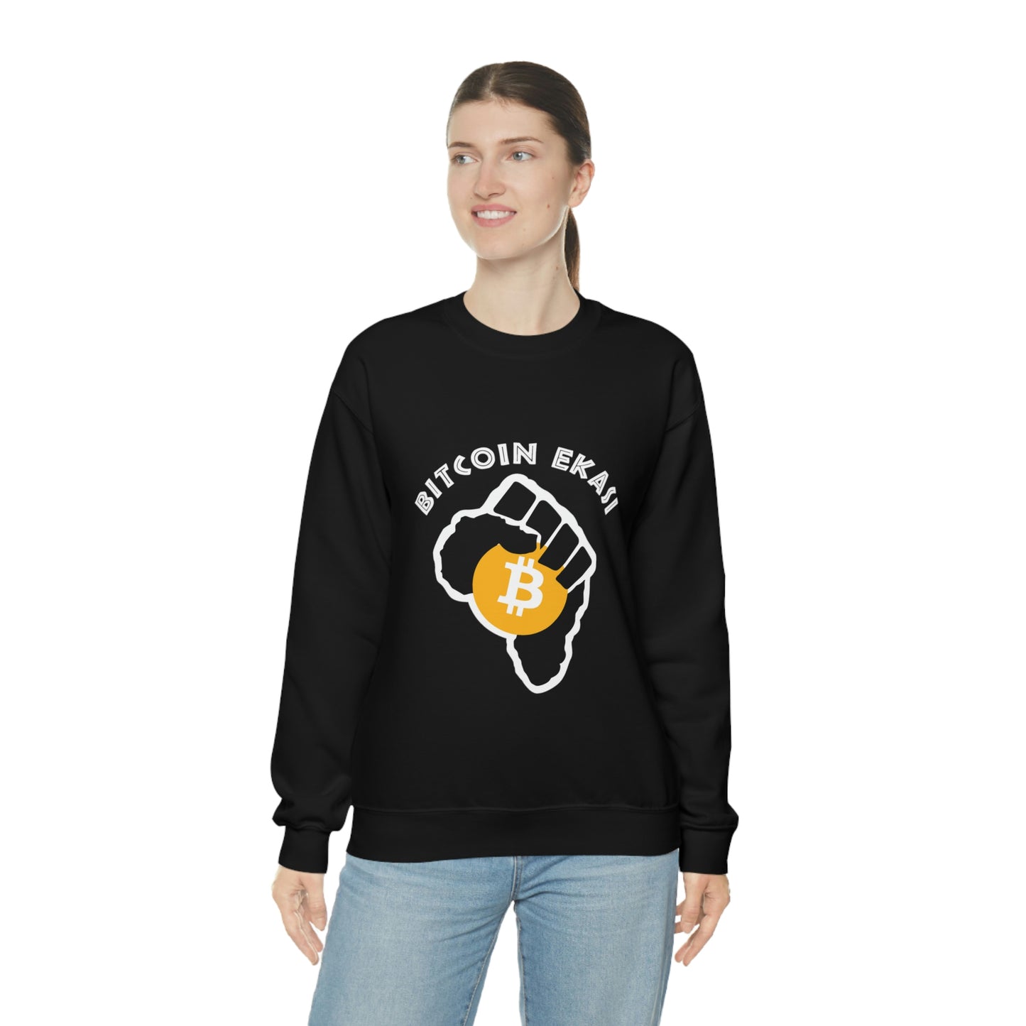 Vintage Bitcoin Ekasi Crewneck Sweatshirt