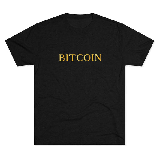 Bitcoin Modern Tri-Blend Crew Tee