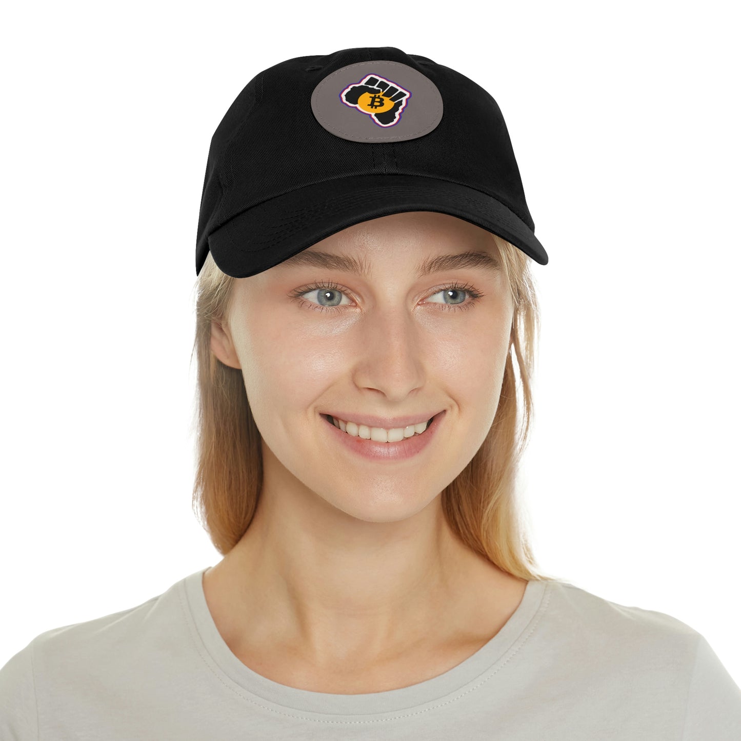 Bitcoin Ekasi Hat with Leather Patch (Round)