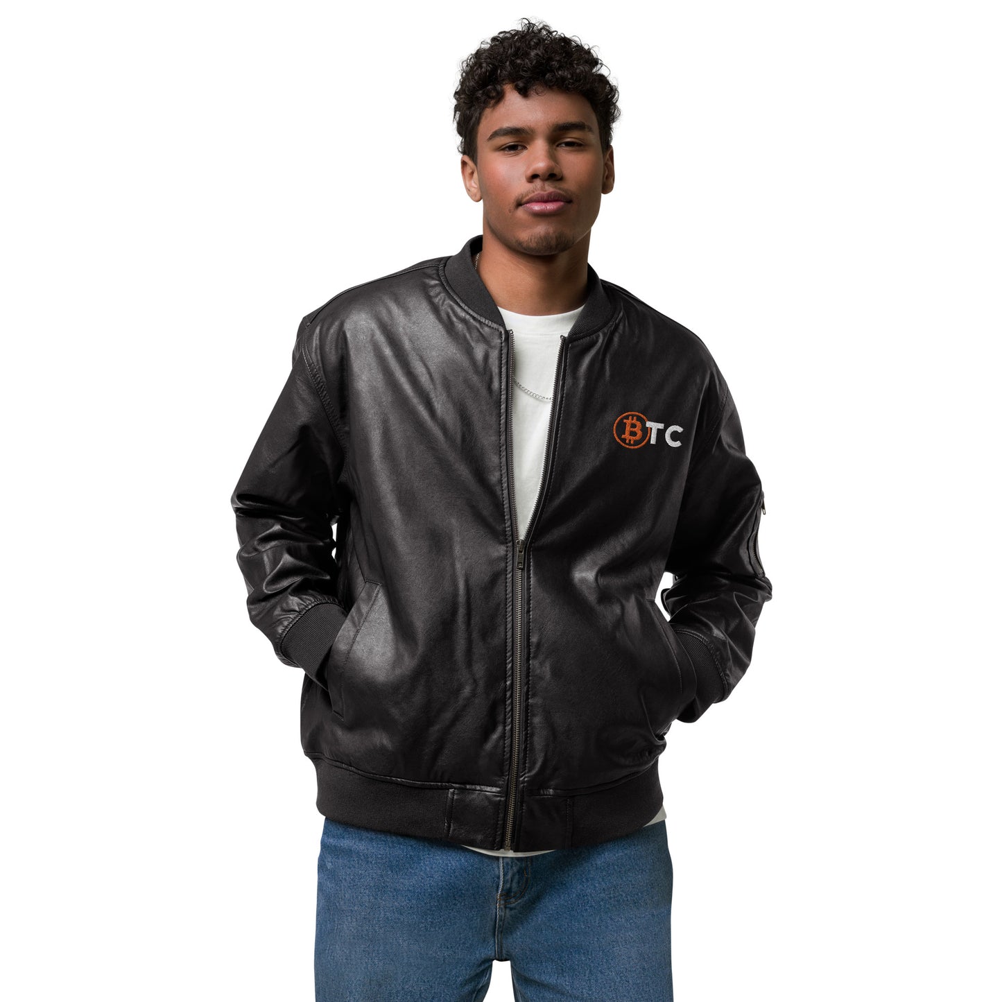 BTC Classics Leather Bomber Jacket