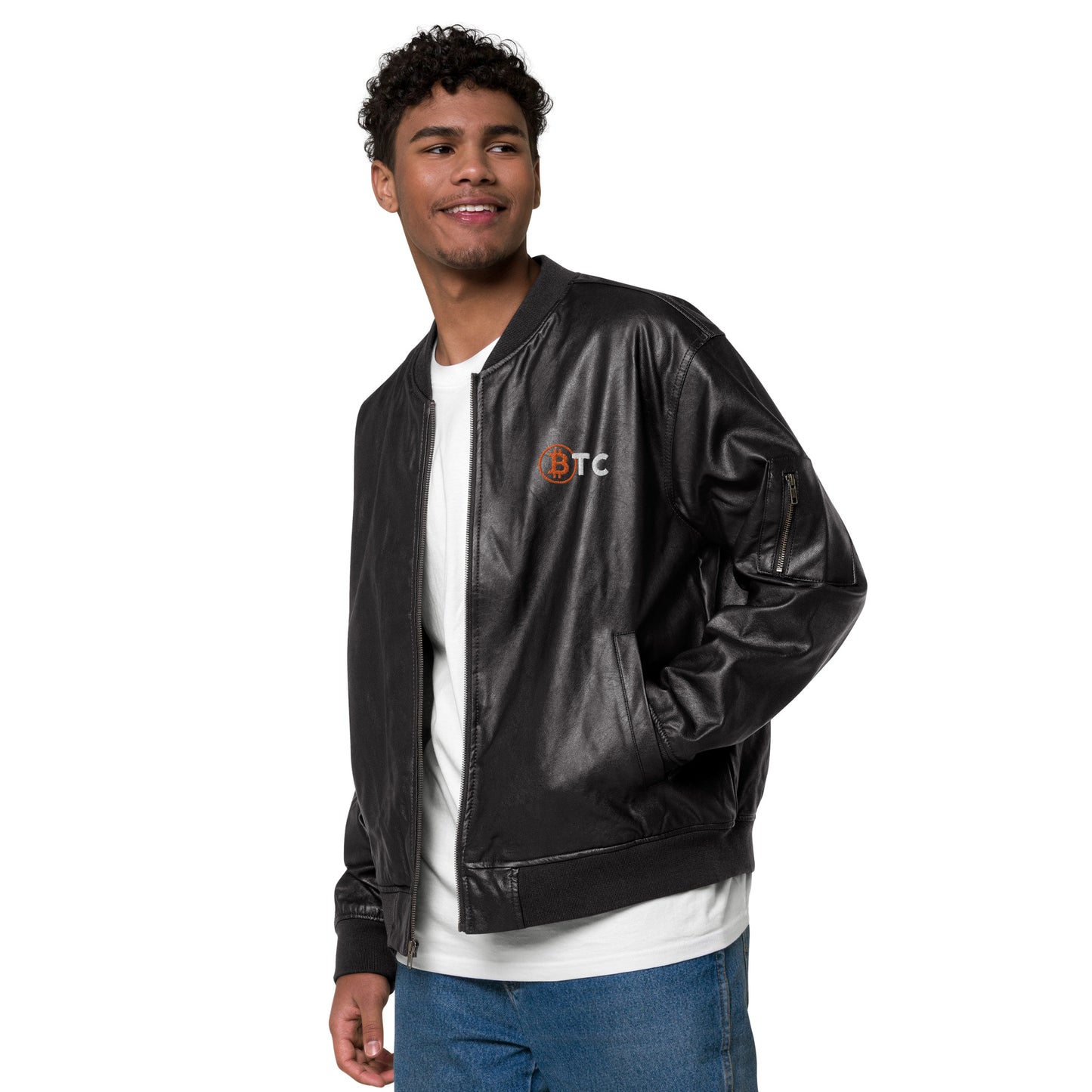 BTC Classics Leather Bomber Jacket
