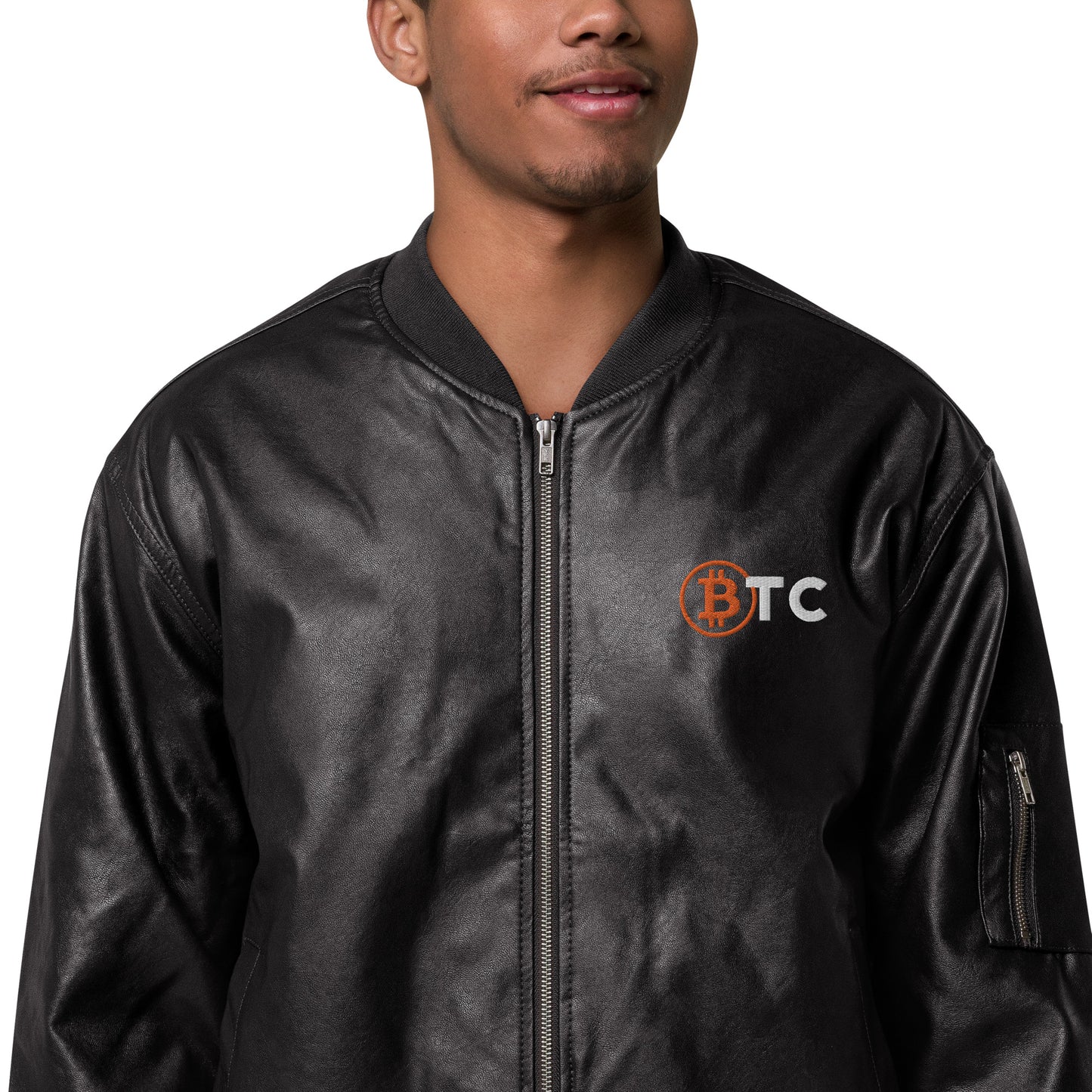 BTC Classics Leather Bomber Jacket