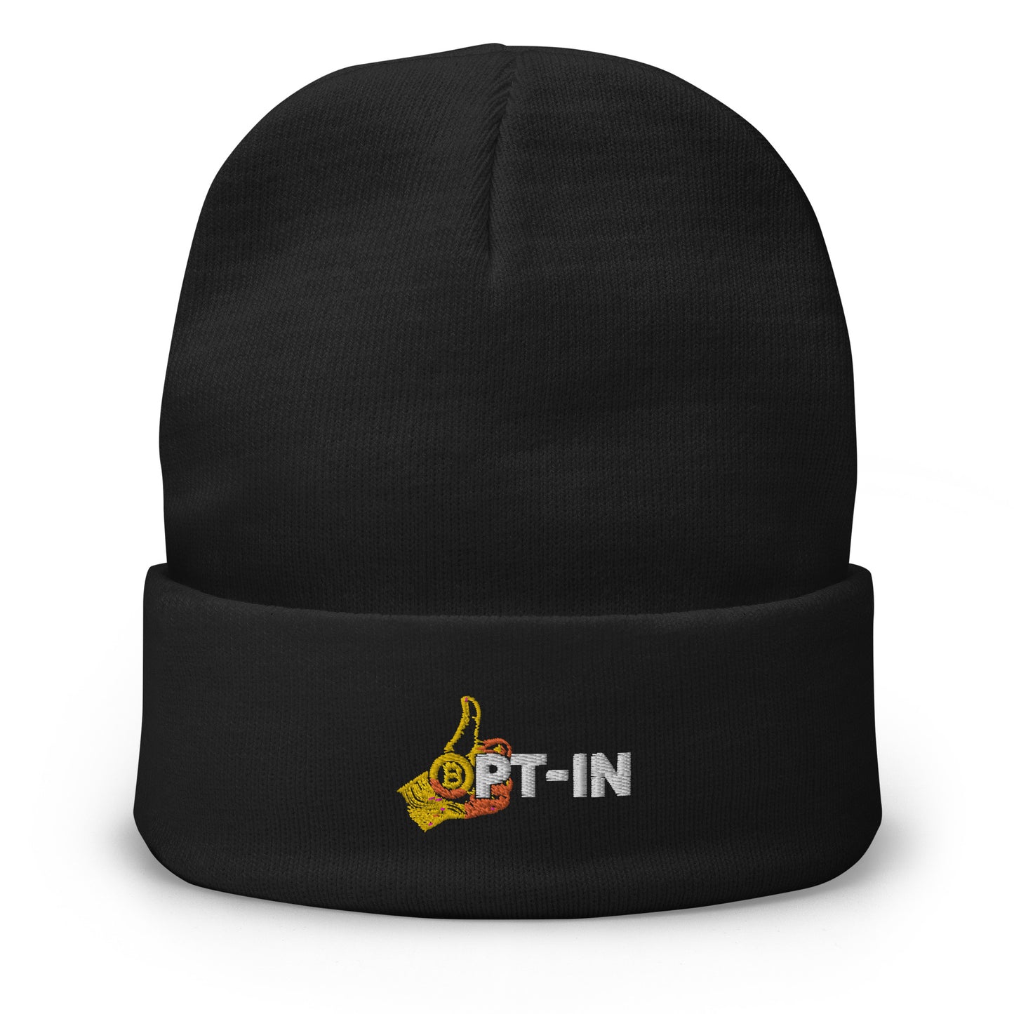 Opt-In Embroidered Beanie